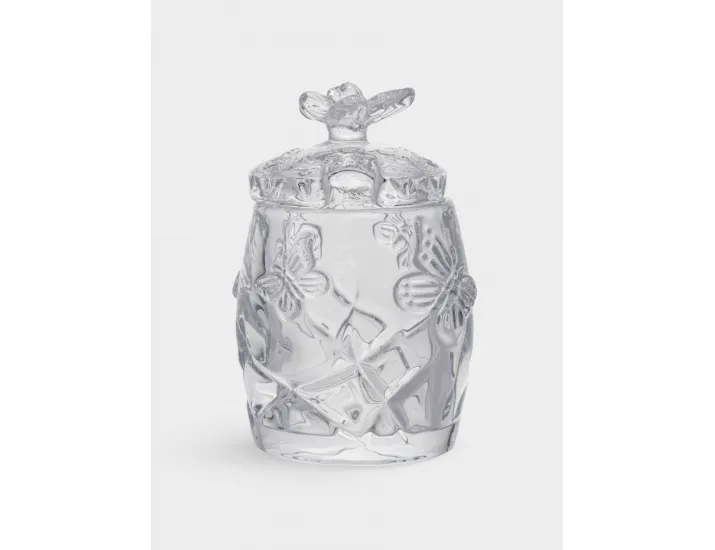 Сахарница 11 см 120 мл с ложкой Бабочка Anna Lafarg Butterfly