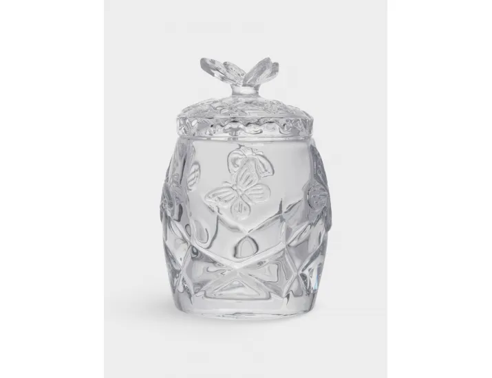 Сахарница 11 см 120 мл с ложкой Бабочка Anna Lafarg Butterfly