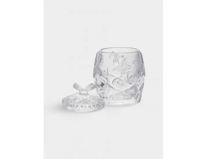 Сахарница 11 см 120 мл с ложкой Бабочка Anna Lafarg Butterfly