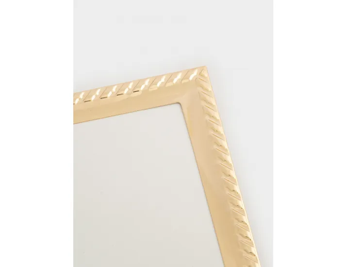 Фоторамка 14х19 см золотистая Ребристый кант Anna Lafarg Museum