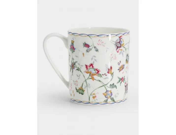 Кружка 400 мл белая Цветы Anna Lafarg Buckingham