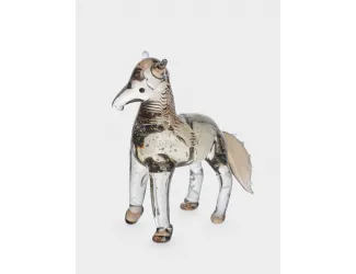 Статуэтка, 8х6 см, стекло, коричневая, Лошадка, Horse
