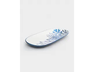 Набор 2 предмета блюдо/салатник белое/синий Синие кораллы Maxwell & Williams Blue Coral