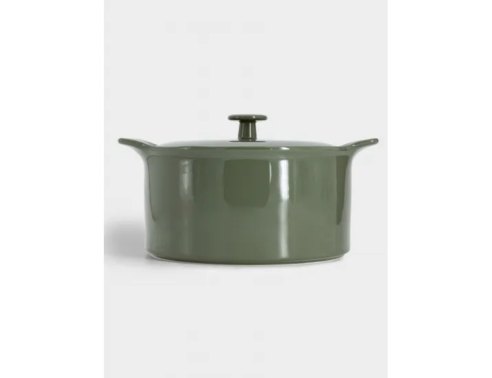 Кастрюля 3 л с крышкой серо-зеленая Maxwell & Williams Indulgence