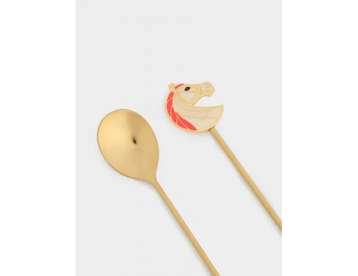 Ложка десертная 20 см 2 шт Конь Anna Lafarg Horse