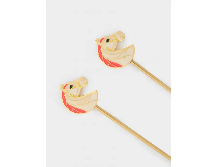 Ложка десертная 20 см 2 шт Конь Anna Lafarg Horse