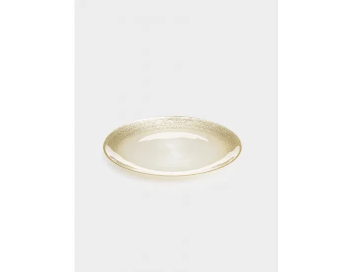 Тарелка закусочная 21 см молочная/шампань Anna Lafarg Marbella