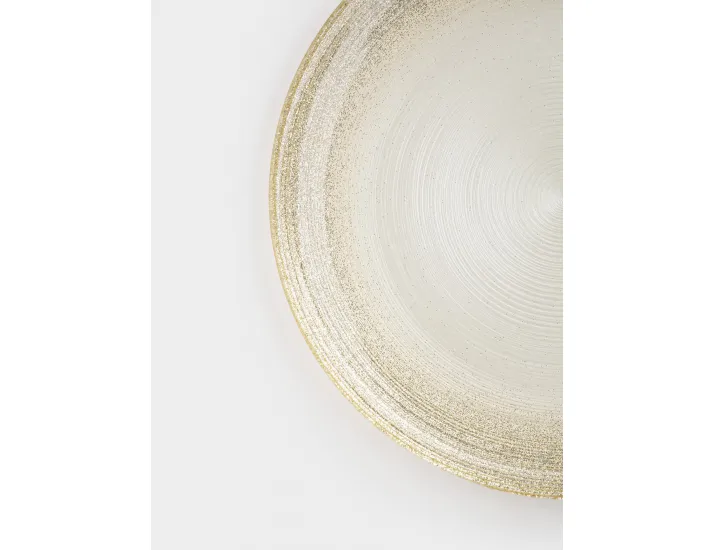 Тарелка закусочная 21 см молочная/шампань Anna Lafarg Marbella