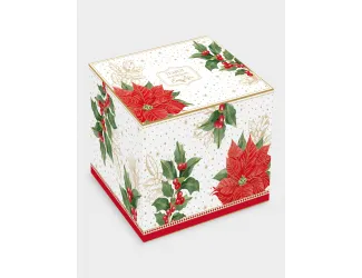 Чайник, 800 мл, Пуансеттия и ягоды