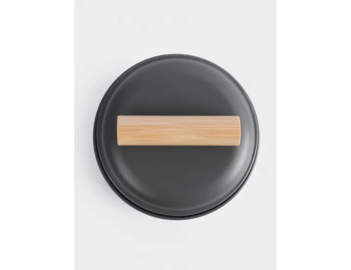 Банка для сыпучих продуктов 1 л графитовая Anna Lafarg Local