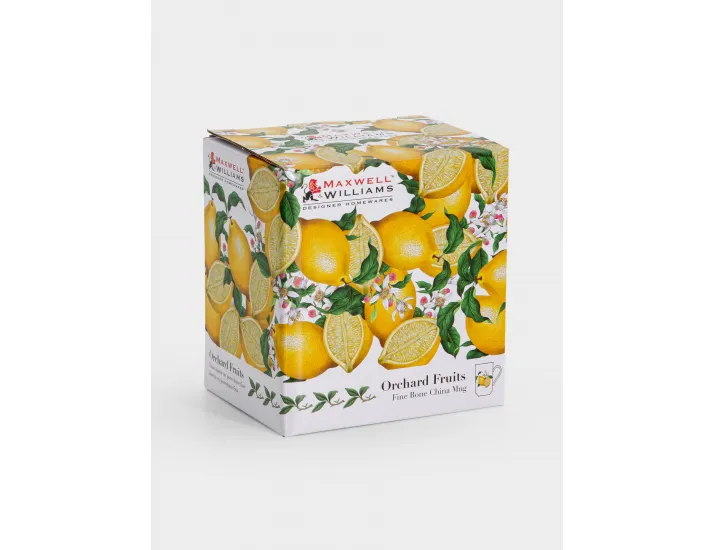 Кружка 300 мл белая Лимон Maxwell & Williams Orchard Fruits