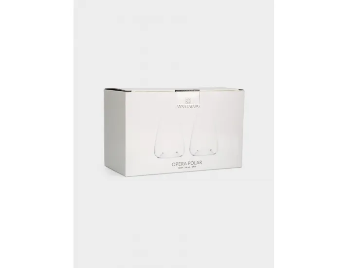 Стакан 11 см 460 мл 2 шт перламутр Anna Lafarg Opera polar