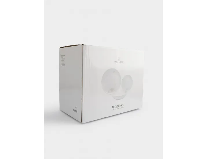 Сервиз обеденный 6 персон 18 предметов белый Цветы и листья Anna Lafarg Florance