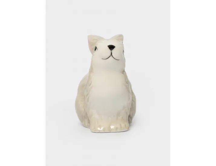 Емкость для соли или перца 8 см серая Кролик с цветами Anna Lafarg Brown Rabbit