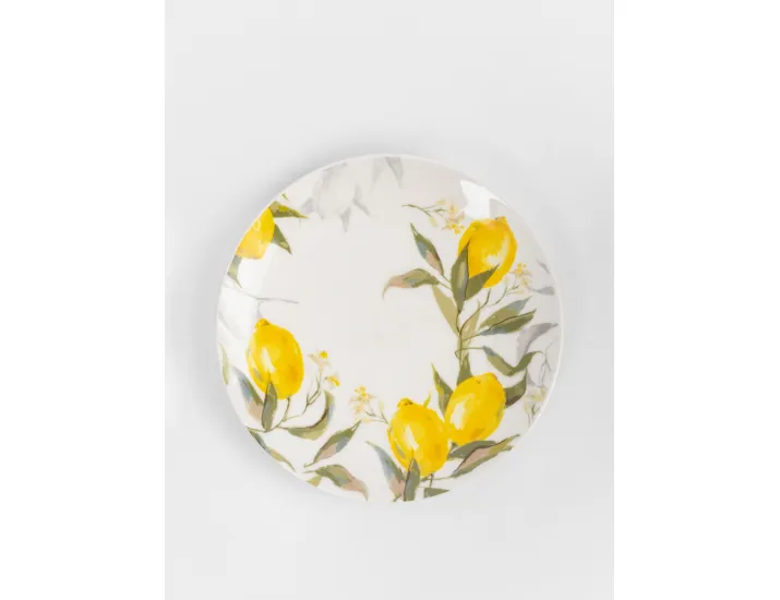 Сервиз обеденный 6 персон 18 предметов белый Лимоны Anna Lafarg Palermo