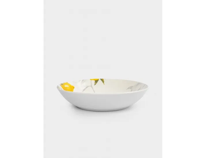 Сервиз обеденный 6 персон 18 предметов белый Лимоны Anna Lafarg Palermo