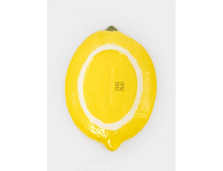 Блюдо 25х18 см овальное желтое Лимон Anna Lafarg Lemon