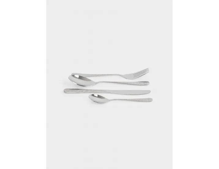 Столовые приборы 6 персон 24 предмета серебристые Узоры Anna Lafarg Valetta