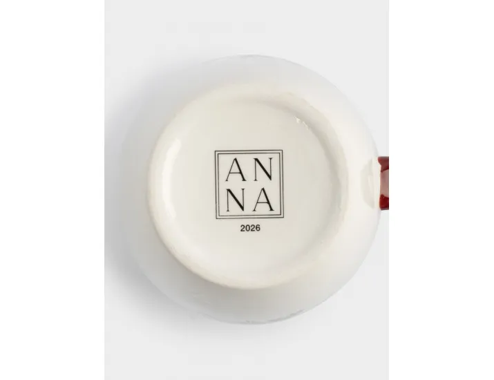 Кружка 330 мл красная Лошадка Anna Lafarg Festival