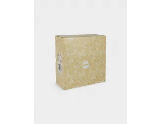 Кастрюля, 20 см, 2,6 л, с крышкой, с покрытием, сталь, молочная, Цветы, Provence