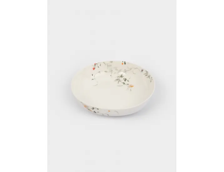 Сервиз обеденный 6 персон 19 предметов белый Цветы и листья Anna Lafarg Primrose