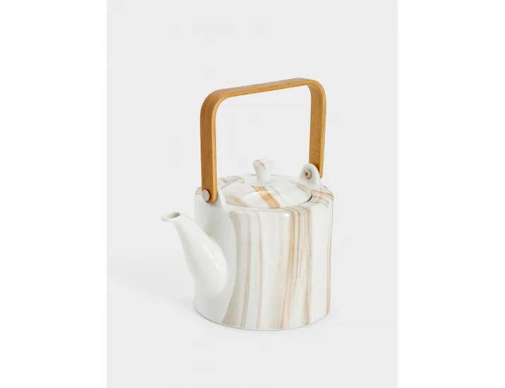 Чайник заварочный 0,8 л белый Home & Style The Royal Marble