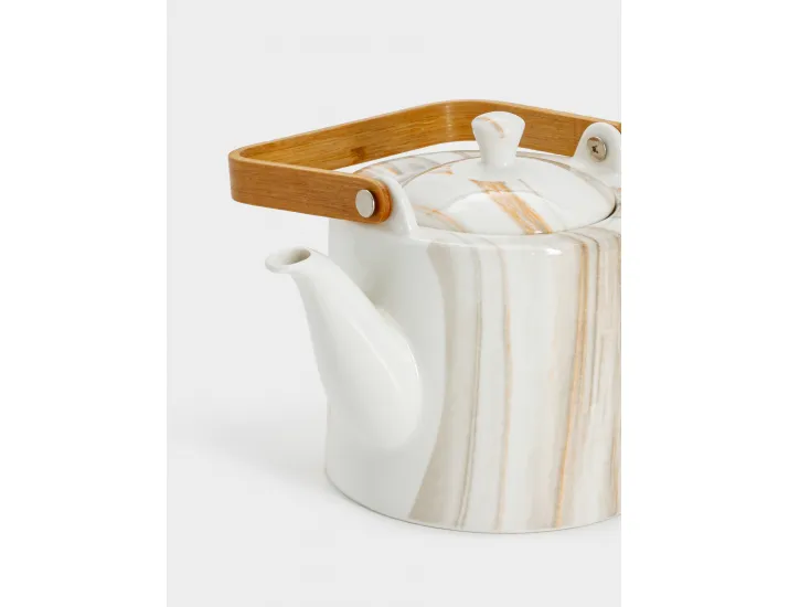 Чайник заварочный 0,8 л белый Home & Style The Royal Marble