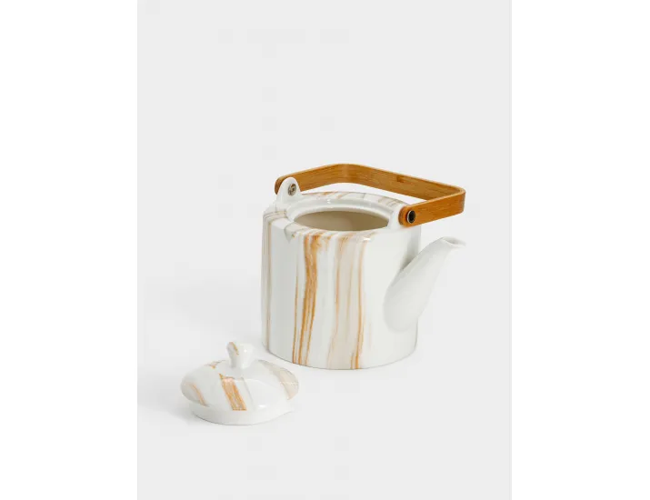 Чайник заварочный 0,8 л белый Home & Style The Royal Marble