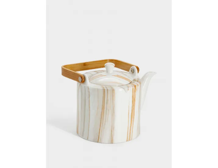 Чайник заварочный 0,8 л белый Home & Style The Royal Marble