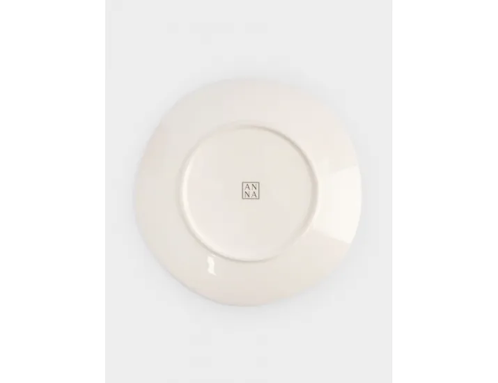 Тарелка закусочная 21 см белая Лимон Anna Lafarg Lemon branch