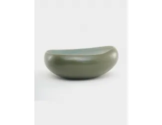 Салатник, 22 см, 1.5 л, зелёный, Organica