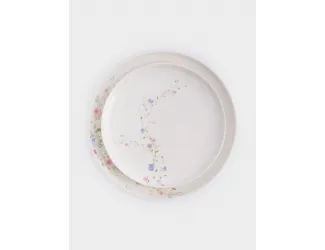 Сервиз обеденный, 6 перс, 18 пр, фарфор F, белый, Цветы, Gentle garden