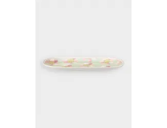 Блюдо, 33x17.5 см, овальное, шалфей, Primula