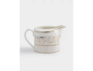 Молочник, 250 мл, фарфор N, белый, с золотистым орнаментом, Golden