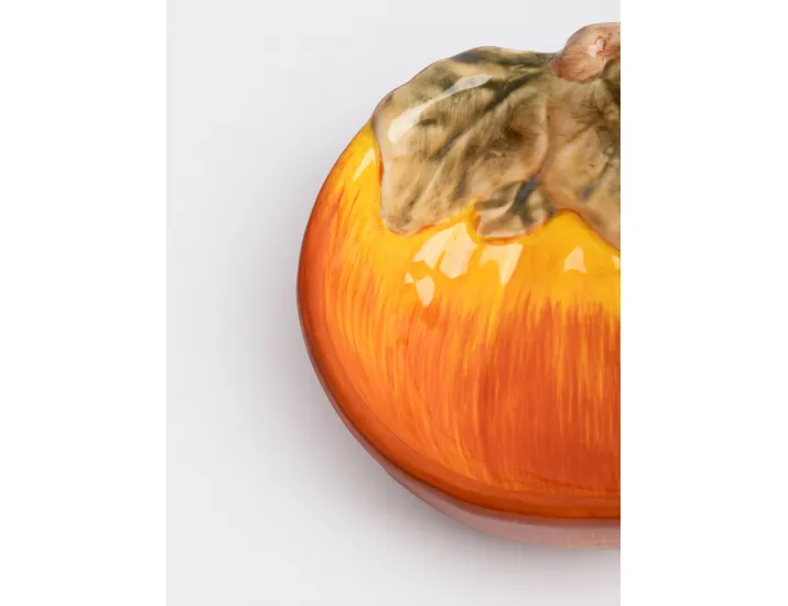 Пиала 14х5 см оранжево-зеленая Тыква Anna Lafarg Bright pumpkin