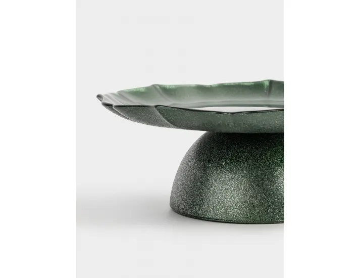 Блюдо на ножке 21х8 см зеленое Anna Lafarg Seville