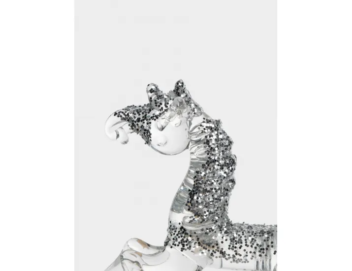 Статуэтка 10х7 см серебристая Лошадка Anna Lafarg Horse