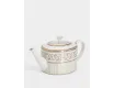 Чайник заварочный 1,2 л белый с золотистым орнаментом Pozzi Milano Golden