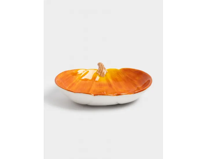 Блюдо 23 см оранжевое Тыква Anna Lafarg Bright pumpkin