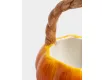Конфетница 21х21 см с ручкой оранжево-зеленая Тыква Anna Lafarg Bright pumpkin