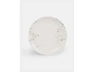 Тарелка закусочная, 21 см, 2 шт, фарфор N, белая, Цветы и листья, Primrose