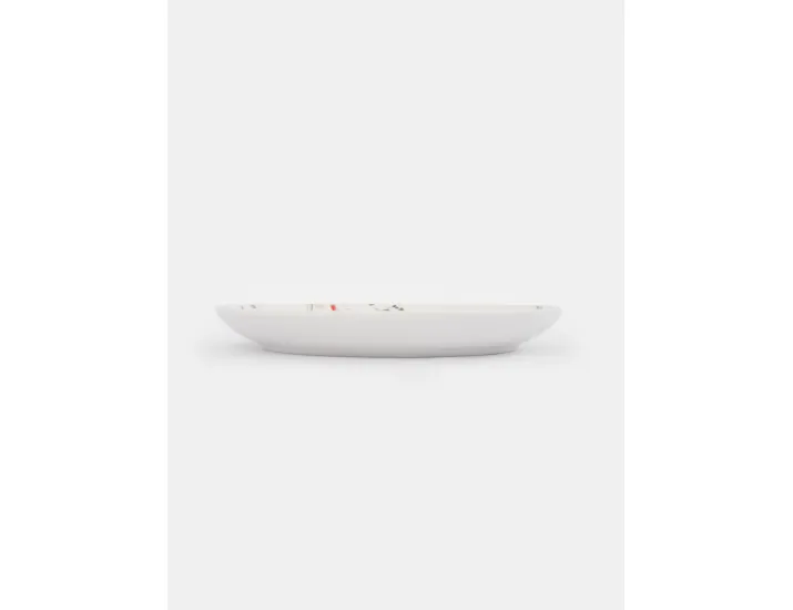 Тарелка закусочная 21 см 2 шт белая Цветы и листья Anna Lafarg Primrose