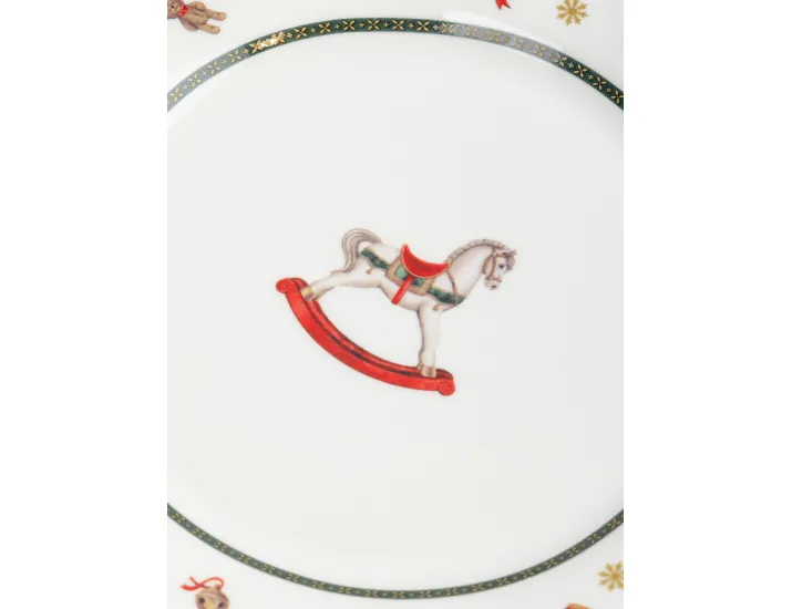 Тарелка закусочная 19 см белая Лошадка Anna Lafarg Miracle