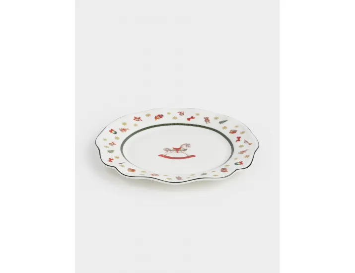 Тарелка закусочная 19 см белая Лошадка Anna Lafarg Miracle