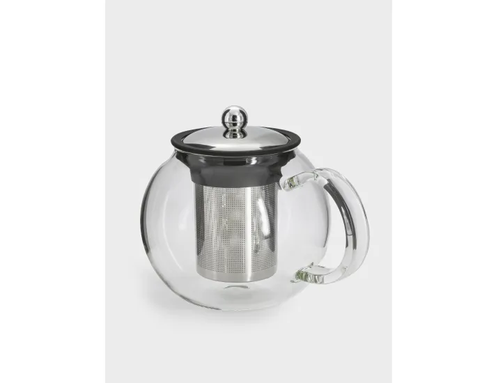 Чайник заварочный 1,2 л серебристо-черный Anna Lafarg Base black