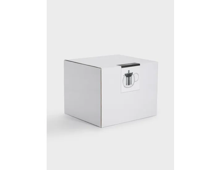 Чайник заварочный 1,2 л серебристо-черный Anna Lafarg Base black