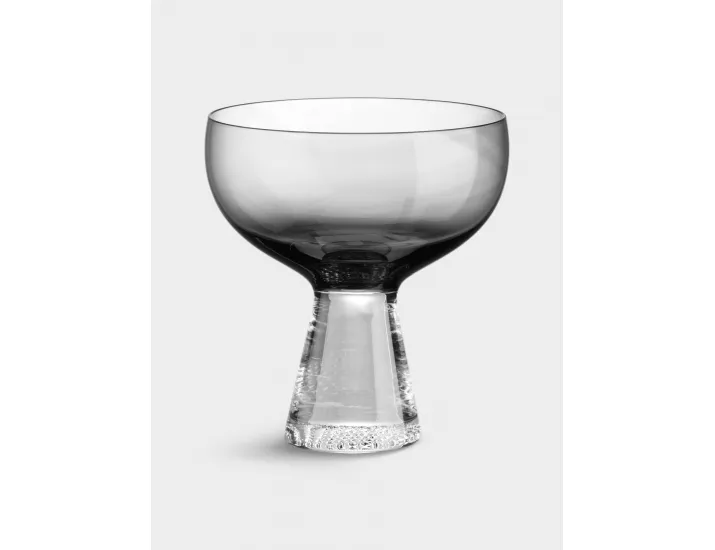 Набор креманок 6 предметов 350 мл серая градиент Pozzi Milano Fun Classy