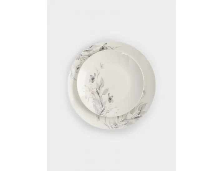 Сервиз обеденный 6 персон 19 предметов молочный Полевые цветы Anna Lafarg Flower melody