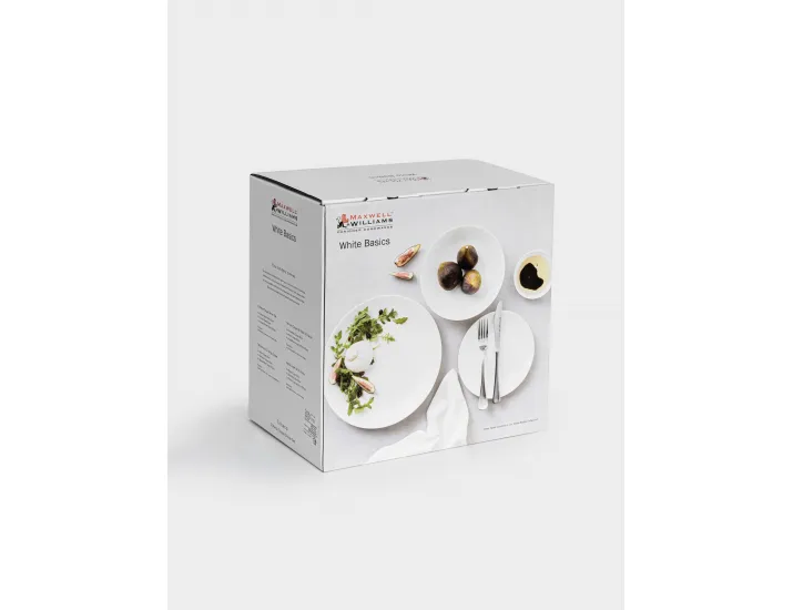 Сервиз обеденный 4 персоны 12 предметов белый Maxwell & Williams White Basics