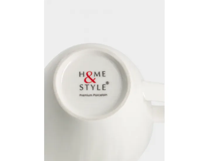 Кружка 320 мл белая Волны Home & Style Floral